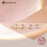 925 Silver Dolphin Opal Earring For Women Gift