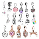 925 Silver Dolphin Pearl Bead for Women Jewelry Making