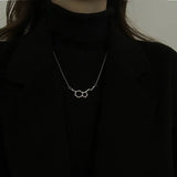 925 Silver Dopamine Molecule Necklace Chemistry Student Gift