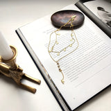 925 Silver Star Necklace with Crystal Chain Forest Pendant Jewelry