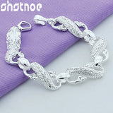 925 Silver Dragon Chain Bracelet Party Engagement Wedding Gift