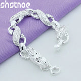 925 Silver Dragon Chain Bracelet Party Engagement Wedding Gift