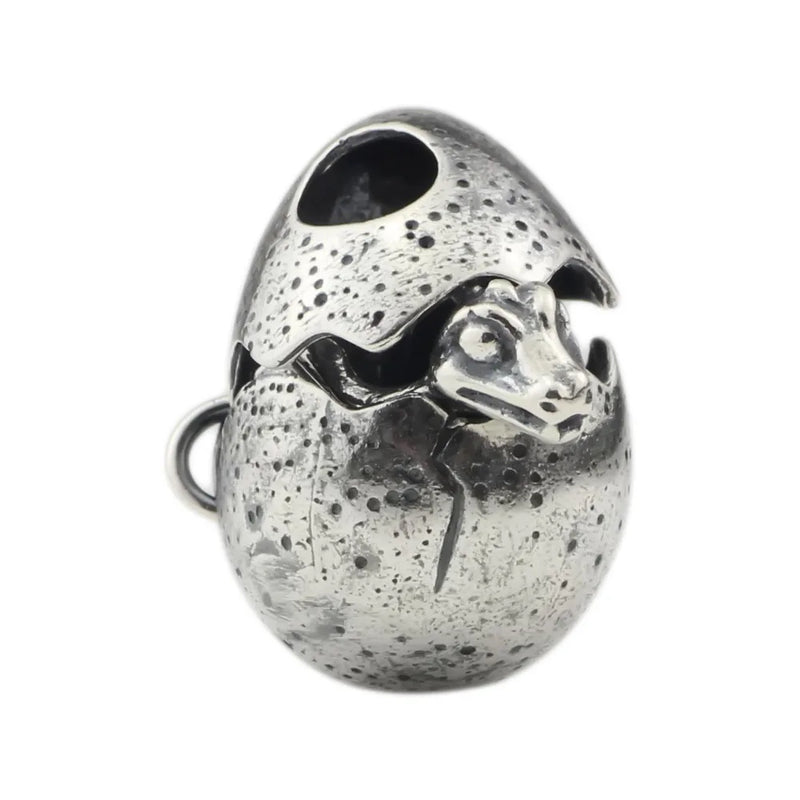 925 Silver Dragon Egg Charm Bead for Bracelet