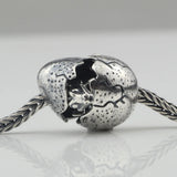 925 Silver Dragon Egg Charm Bead for Bracelet