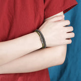 925 Silver Dragon Knot Bracelet Retro Lucky Bracelet