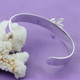 925 Silver Dragonfly Zircon Bangle for Woman Wedding Engagement