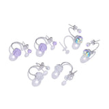 925 Silver Drop Earrings for Women with Austrian Crystal Ball