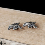 925 Silver Eagle Stud Earrings