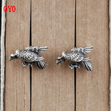 925 Silver Eagle Stud Earrings