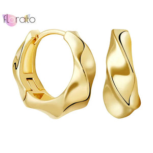 925 Silver Retro Round Hoops Earring for Women