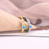 925 Silver Opal Dangle Hoop Earrings Moonstone Party Jewelry