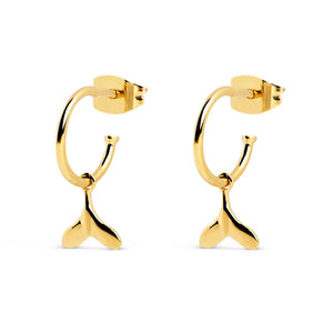 925 Silver Crystal Cross Pendant Hoop Earrings for Women