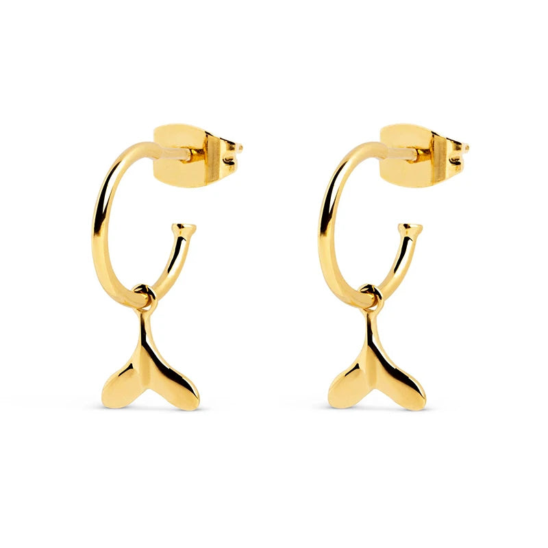 925 Silver Crystal Cross Pendant Hoop Earrings for Women