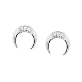 925 Silver Heart Studs Women