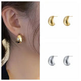925 Silver Girl Net Eed Stud Earring Heart-Shaped