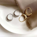 925 Silver Girl Net Eed Stud Earring Heart-Shaped