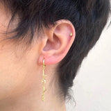 925 Silver LOVE Letter Pendant Stud Earrings For Women