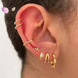 925 Silver Metal Wings Stud Earrings For Women
