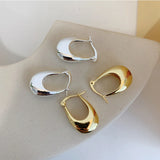 925 Silver Minimalist Hoop Earrings Punk Piercing Jewelry