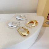 925 Silver Minimalist Hoop Earrings Punk Piercing Jewelry