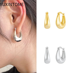 925 Silver Minimalist Hoop Earrings Punk Piercing Jewelry