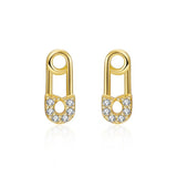 925 Sterling Silver CZ Crystal Stud Earrings for Women