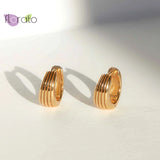 925 Silver Circle Hoop Earrings Women