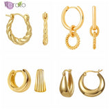 925 Silver Circle Hoop Earrings Women