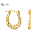 925 Silver Circle Hoop Earrings Women
