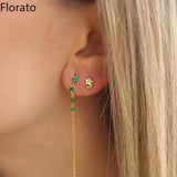 925 Silver Star/Heart Stud Earrings for Women
