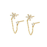 925 Silver Star/Heart Stud Earrings for Women