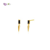 925 Silver Ear Needle Stud Earrings Modern Jewelry