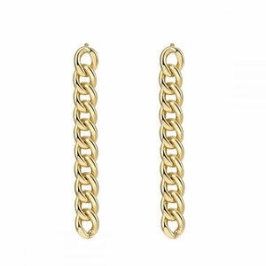 925 Silver Zircon Tassel Stud Earrings Party Huggie Jewelry