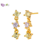 Bohemian Heart Shaped Stud Earrings for Women