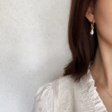 Baroque Pearl Stud Earrings for Women