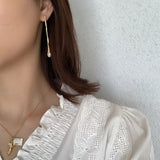 Baroque Pearl Stud Earrings for Women