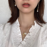 Baroque Pearl Stud Earrings for Women