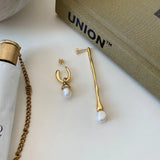 Baroque Pearl Stud Earrings for Women