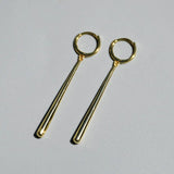 925 Silver Earring Baseball-shaped Pendant Long Earring Woman Girl Jewelry