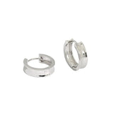 925 Sterling Silver Butterfly Earring Double Irregular Half Circle Big Jewelry