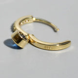 925 Silver Earring Zircon Pendant Drop Earring Sweet Girl Ear Jewelry