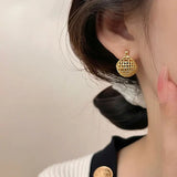 925 Silver Geometric Knitting Earring Set