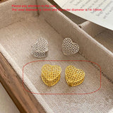 925 Silver Geometric Knitting Earring Set