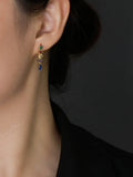 925 Silver Earring Zircon Pendant Drop Earring
