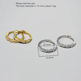 925 Silver Earring Zircon Wavy Irregular Ear Ring Wild Women Girl Jewelry