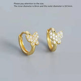 925 Silver Earring Geometric Cross Lines Ear Ring