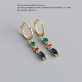 Heart Shaped Opal Stone Drop Earring
