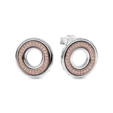 925 Silver Red Carp & Conch Shell Earrings Gift Wedding Trend