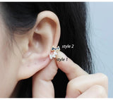 925 Silver Zircon Dog Stud Earring