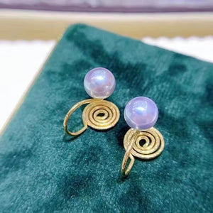 925 Sterling Silver Earrings Clip Findings for Beads Stones